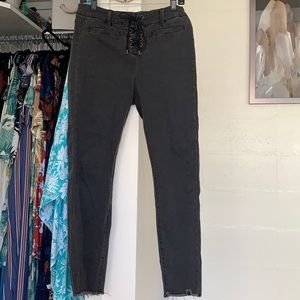 Stretchy Tie up jeans